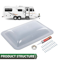 RV skylight exterior cover 17.8 x 25.8