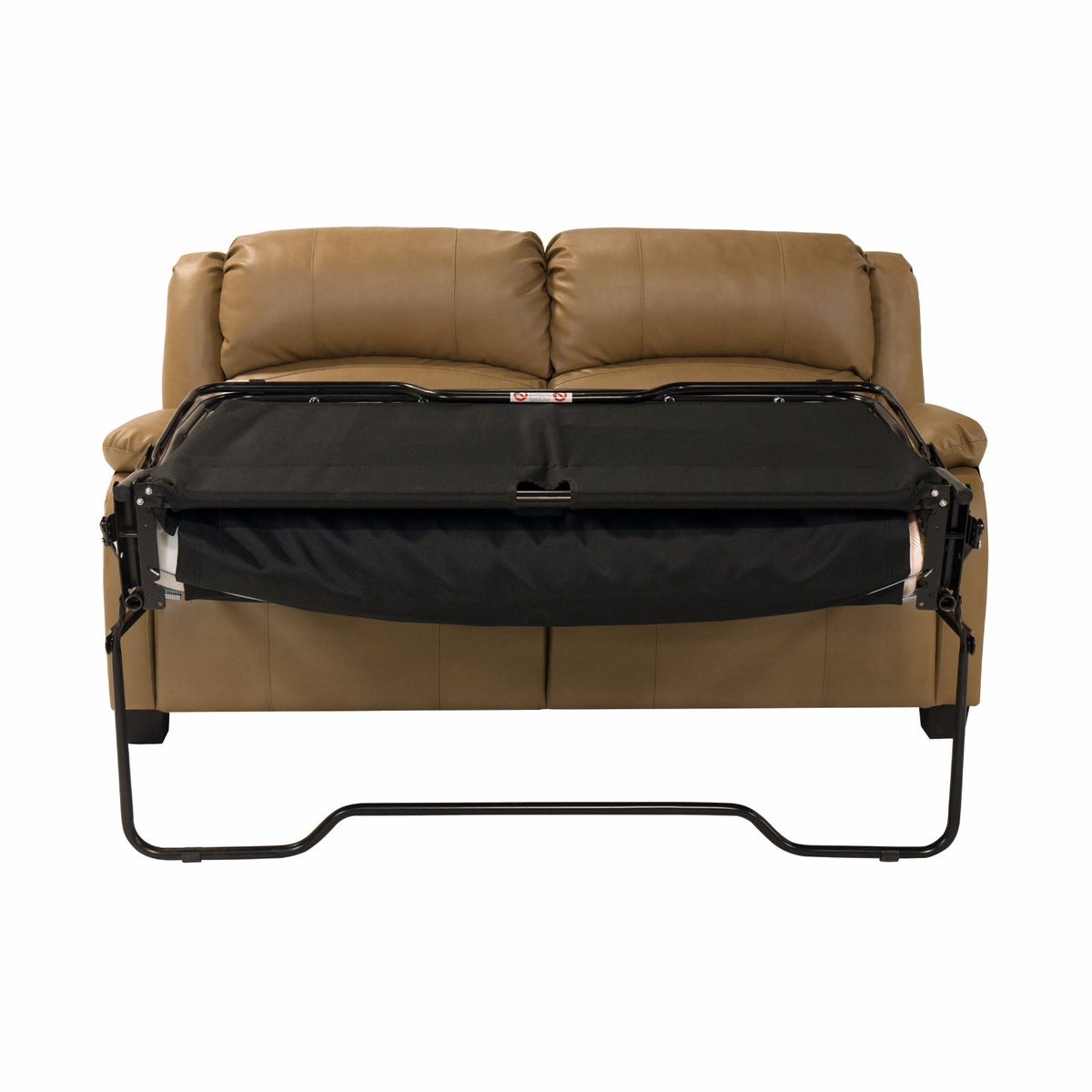 RecPro Charles 65 inch RV hide-a-bed sofa, toffee