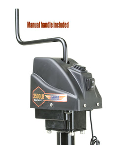 3,500 lb electric power tongue jack