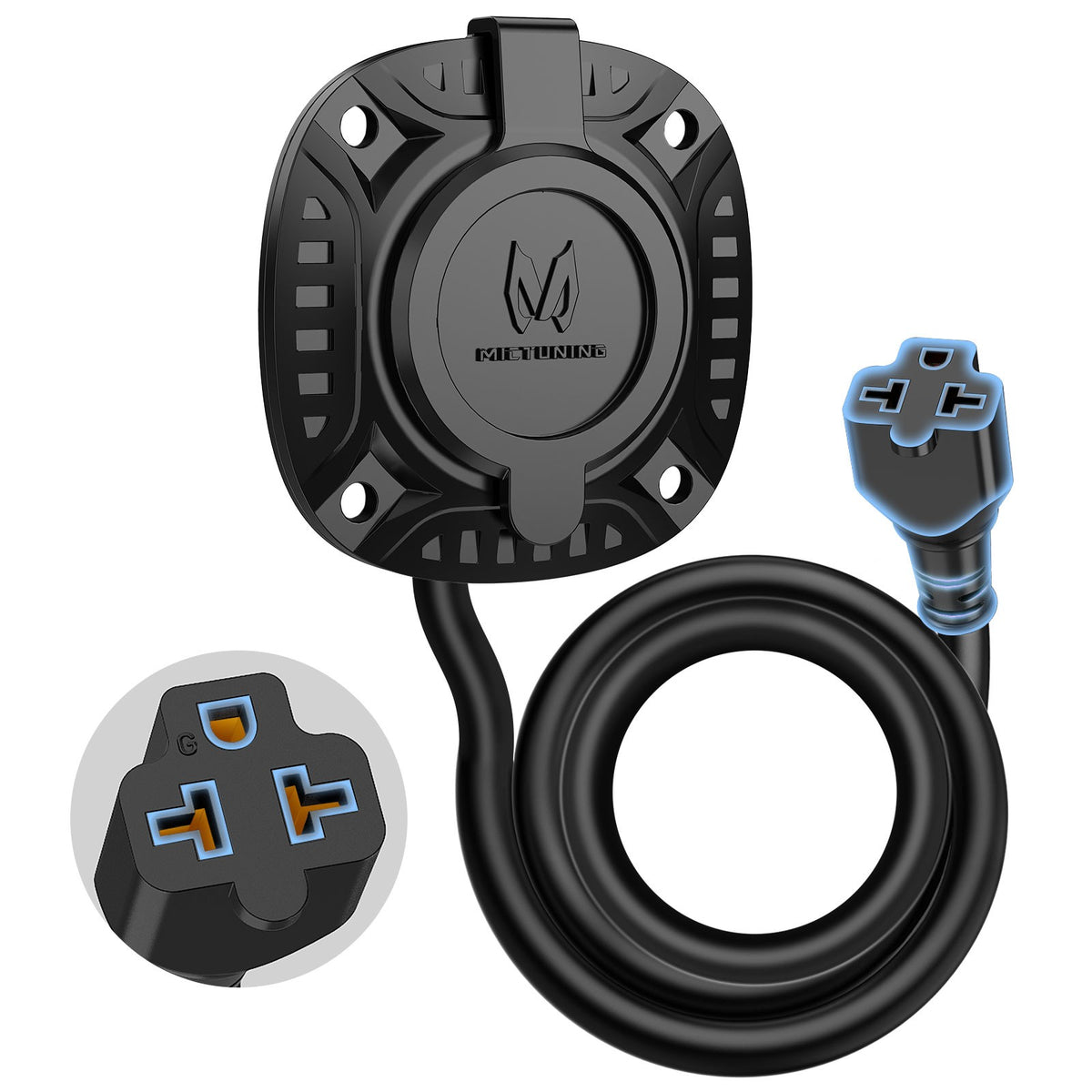 20A RV shore power inlet