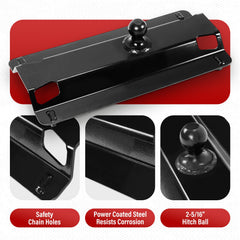 5th wheel gooseneck ball adapter plate