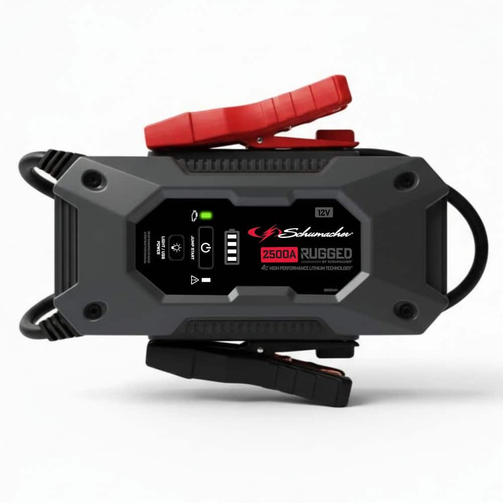 Schumacher Rugged 2500A lithium jump starter