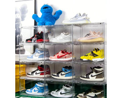 Clear Magnetic Drawer Shoe Storage Box, 14.17 x 11.02 x 8.66 in – product photo