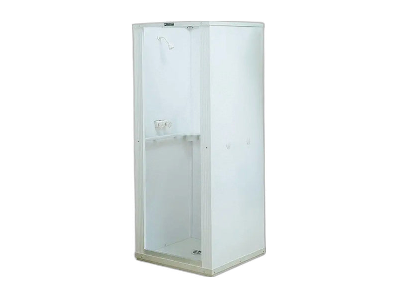 Black Series one piece fiberglass shower enclosure