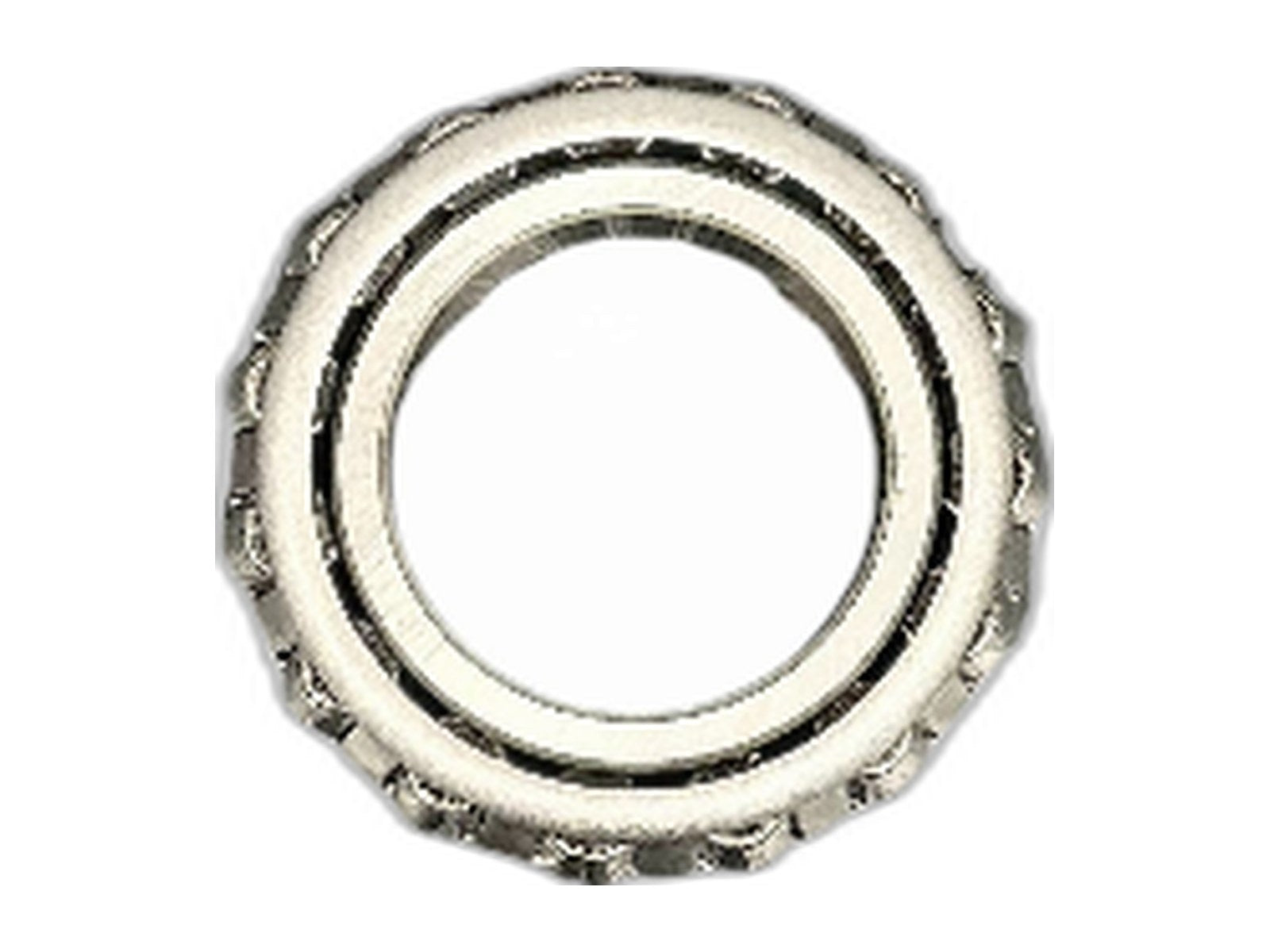 small bearings on white background