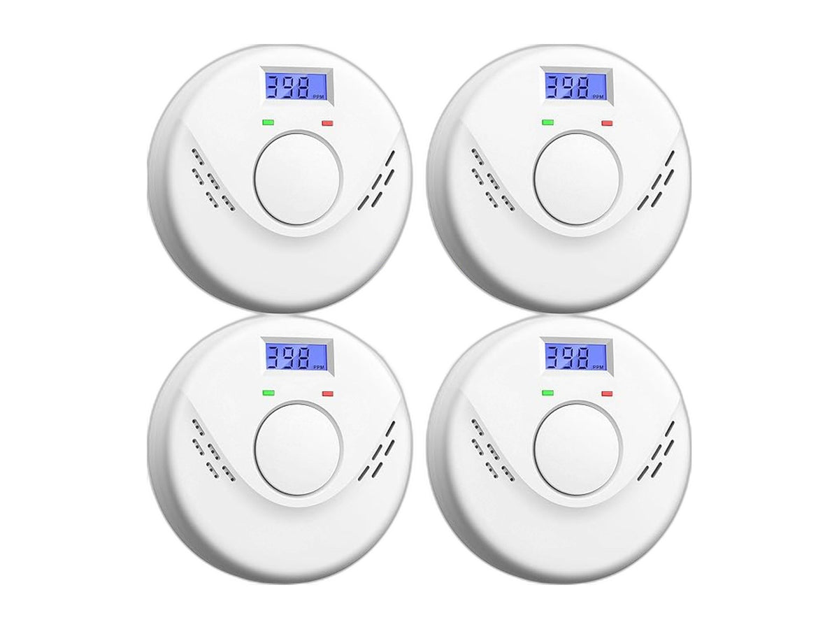 Smoke and CO combo detector LCD display
