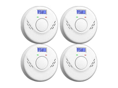 Smoke and CO combo detector LCD display