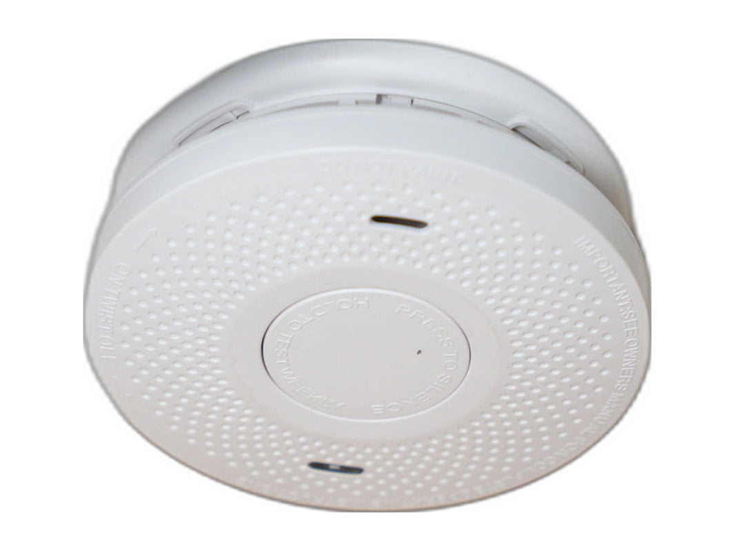 Black Series photoelectric smoke detector white
