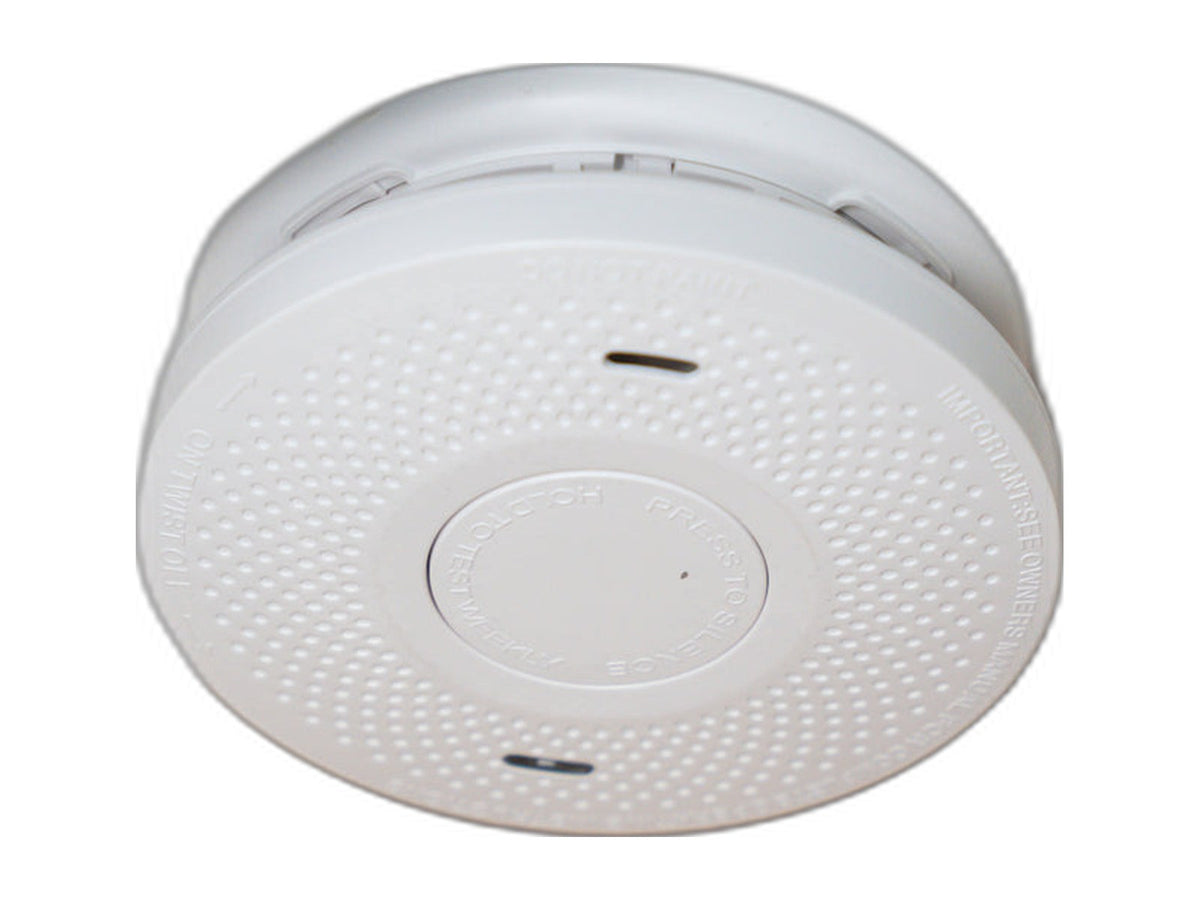 Black Series photoelectric smoke detector white