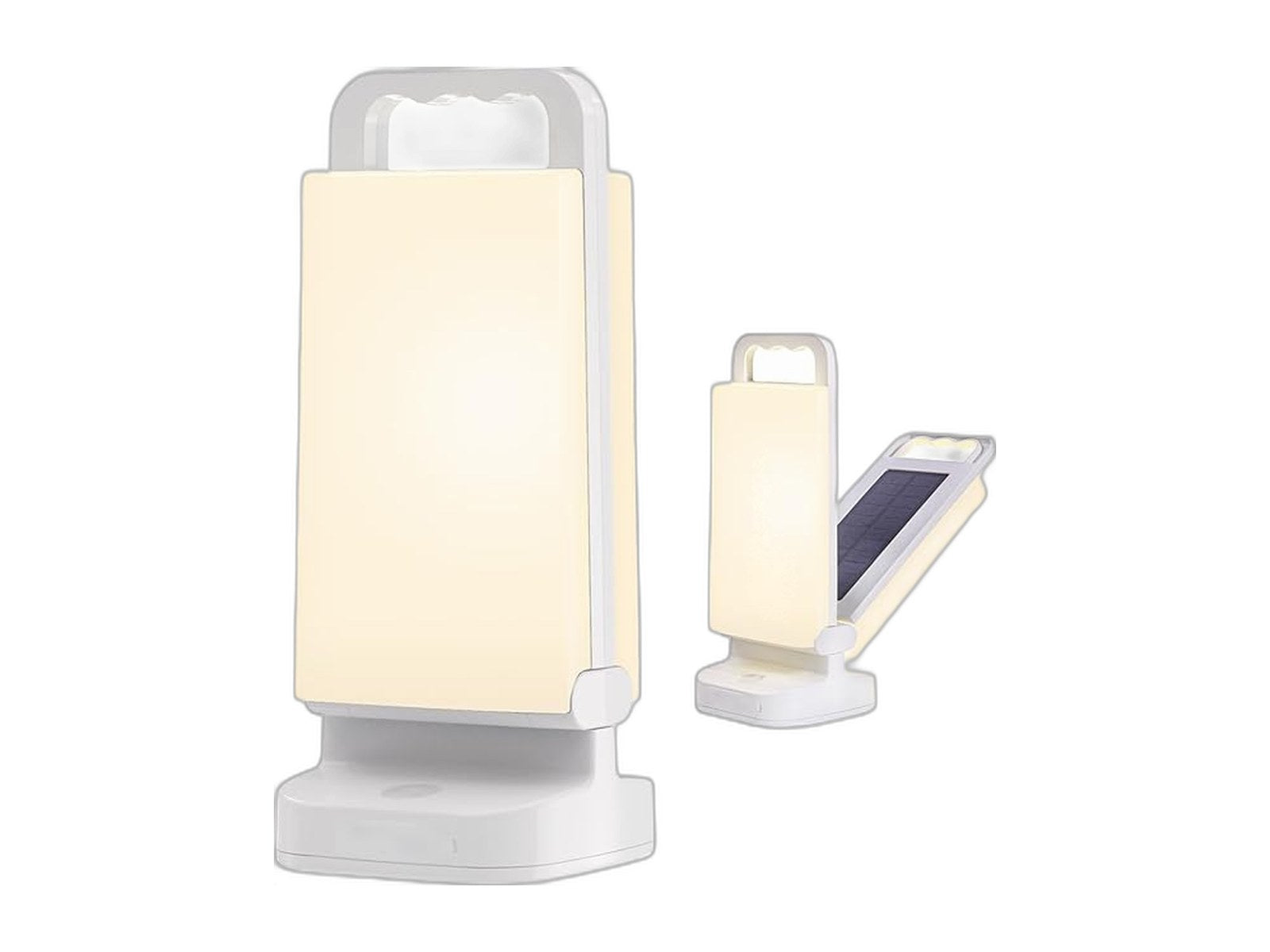 solar camping lantern 6000mah usb rechargeable camping on white background