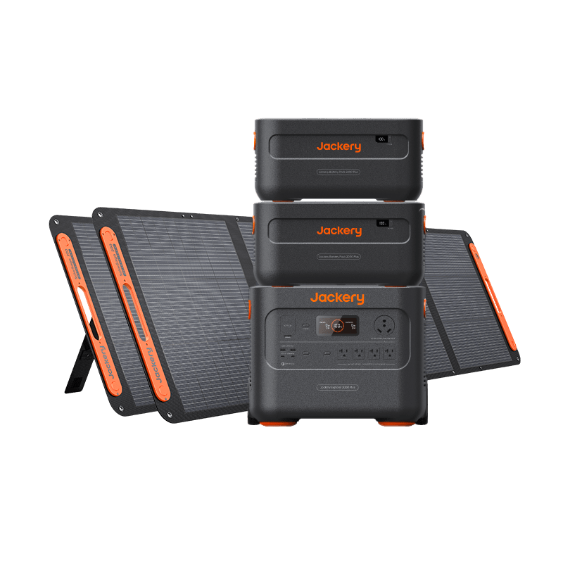 Jackery Solar Generator Explorer 300D Bundle — Jackery power station and solar bundle