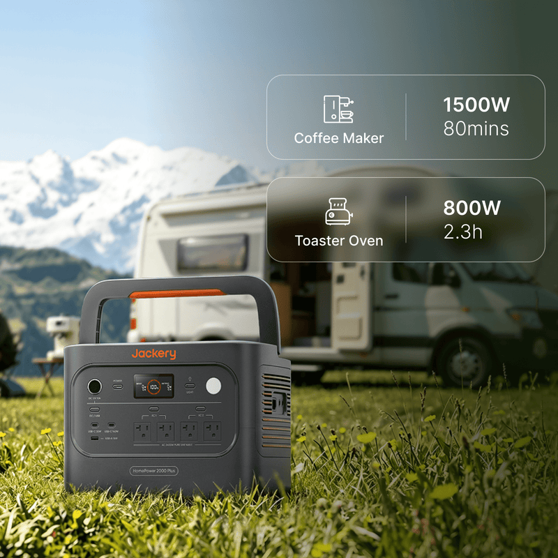 Jackery HomePower 2000 Plus v2 portable power station front view