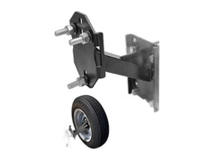 Spare tire carrier bracket for utility trailer