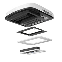OutEquipPro Summit 2 12V rooftop RV air conditioner, white - view 5