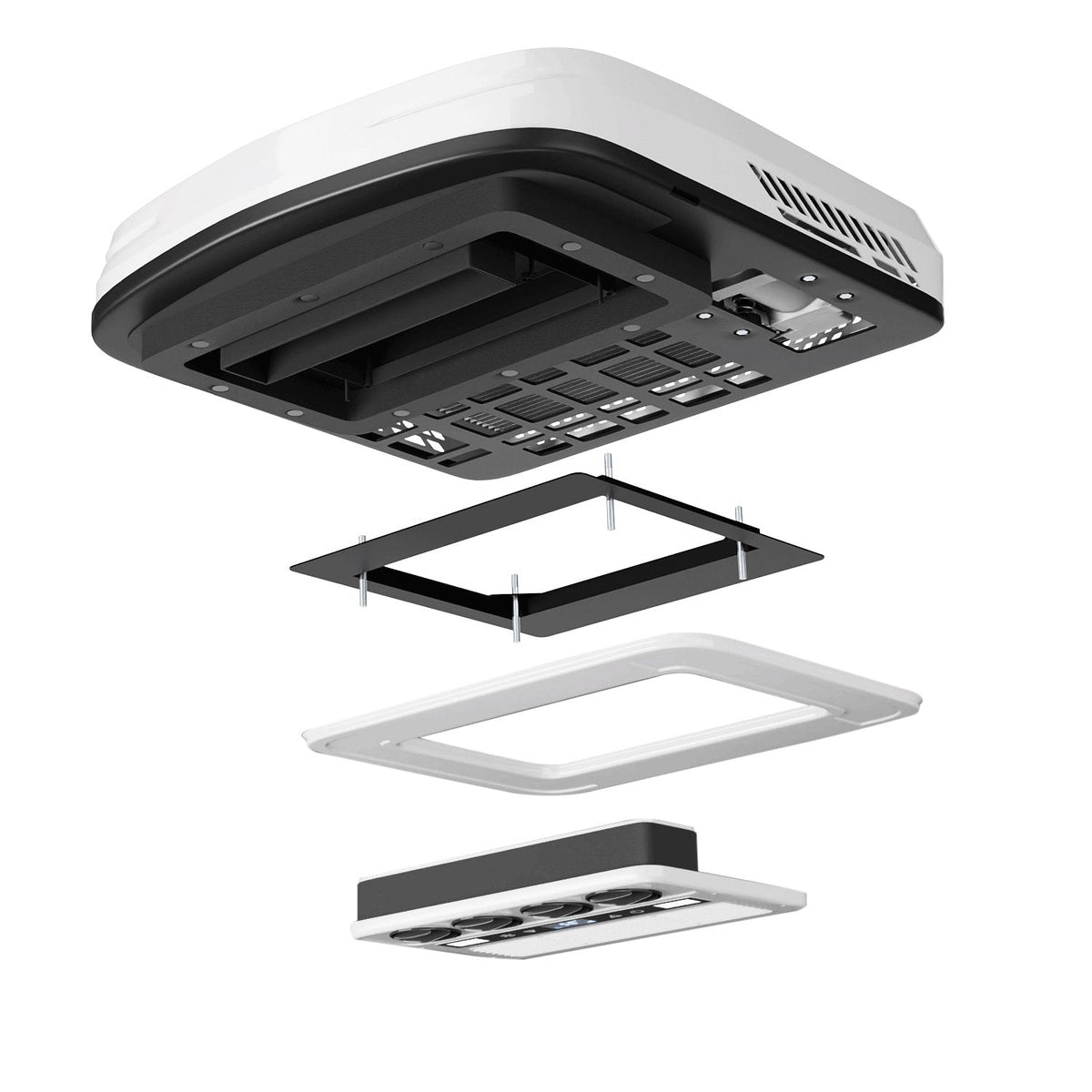 OutEquipPro Summit 2 48V rooftop RV air conditioner, white - view 5