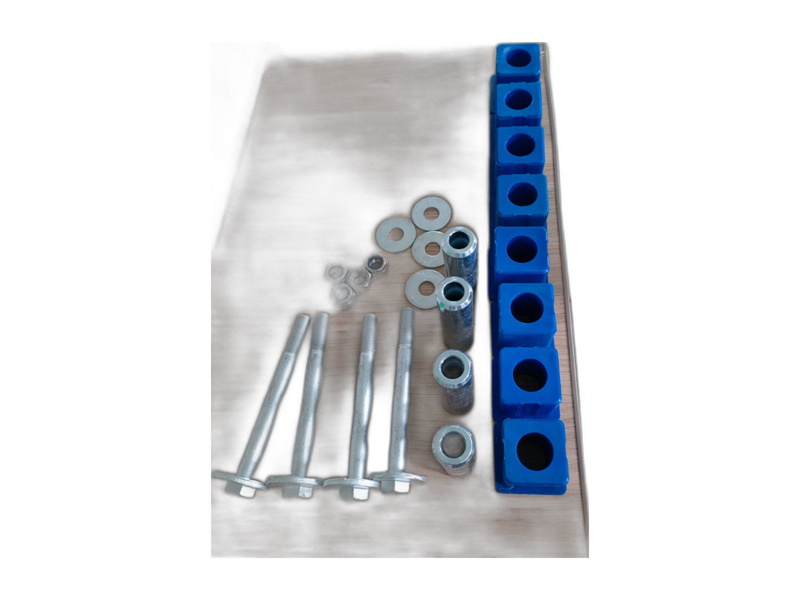 suspension bushings pair on white background