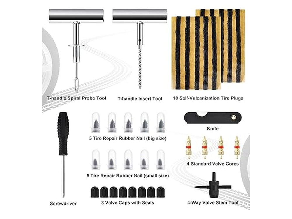 Tire Repair / Plug Kit Heavy Duty on white background
