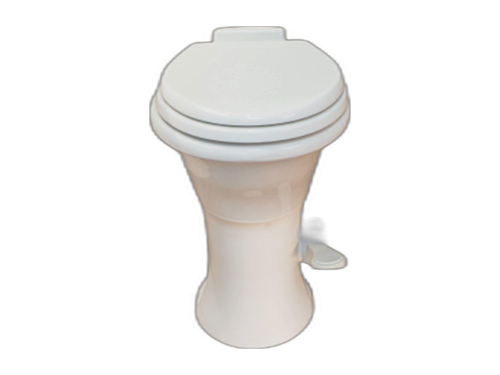 toilet on white background