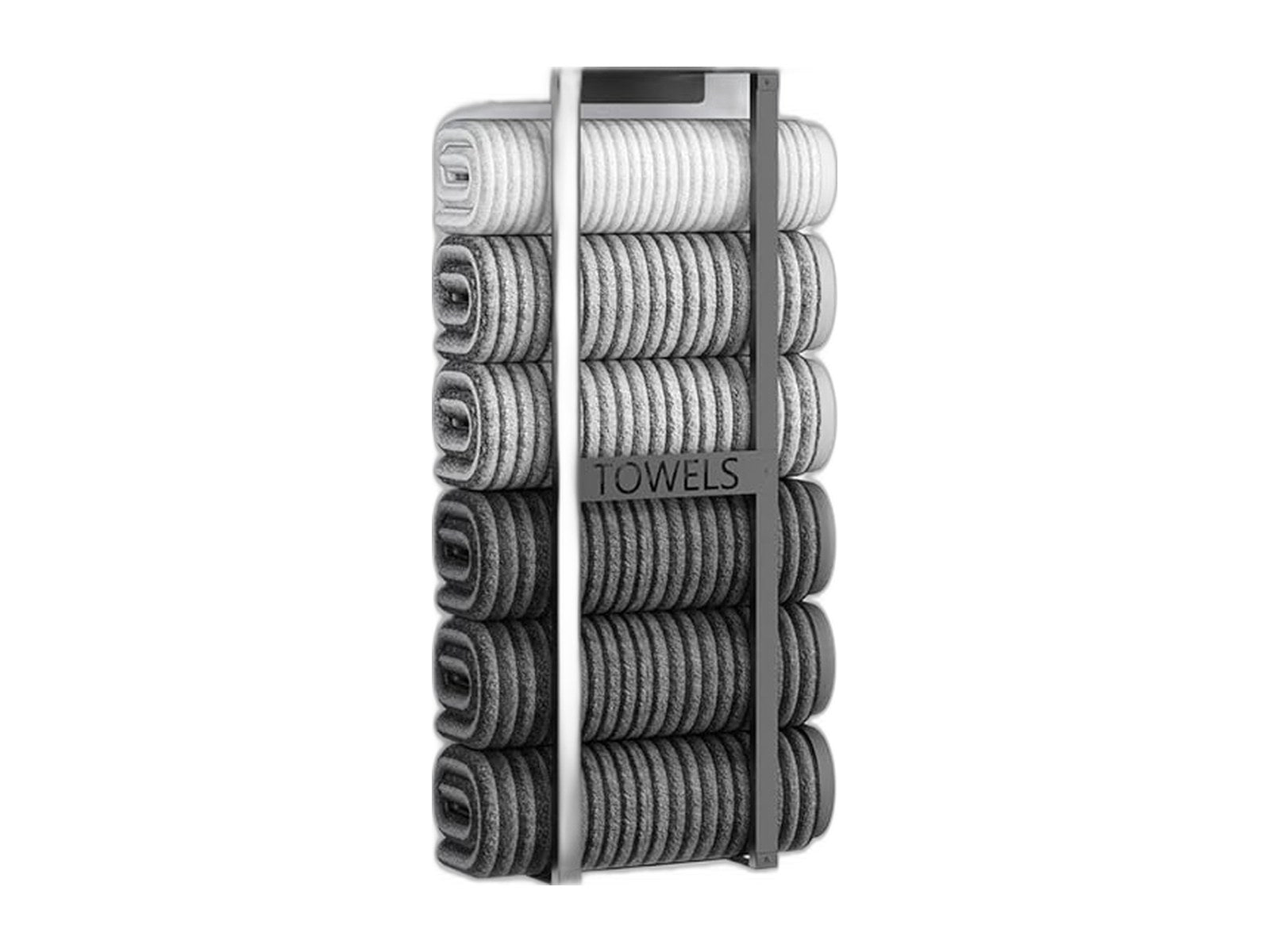 towel racks for bathroom 31inch wall mounted towel on white background