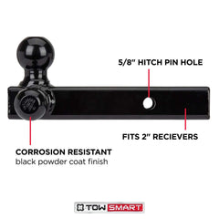 TowSmart tri-ball hitch mount