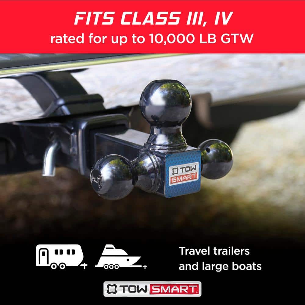 TowSmart tri-ball hitch mount