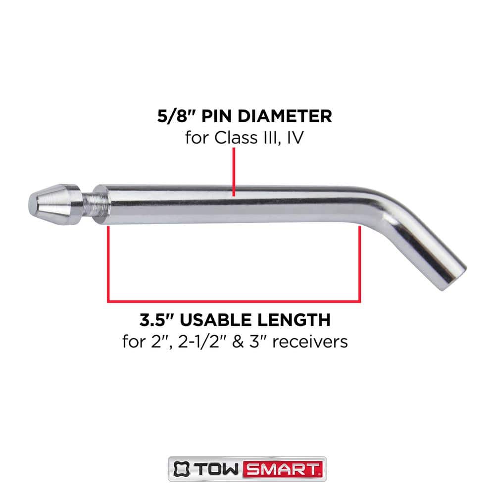 Receiver hitch lock 5/8 in. pin