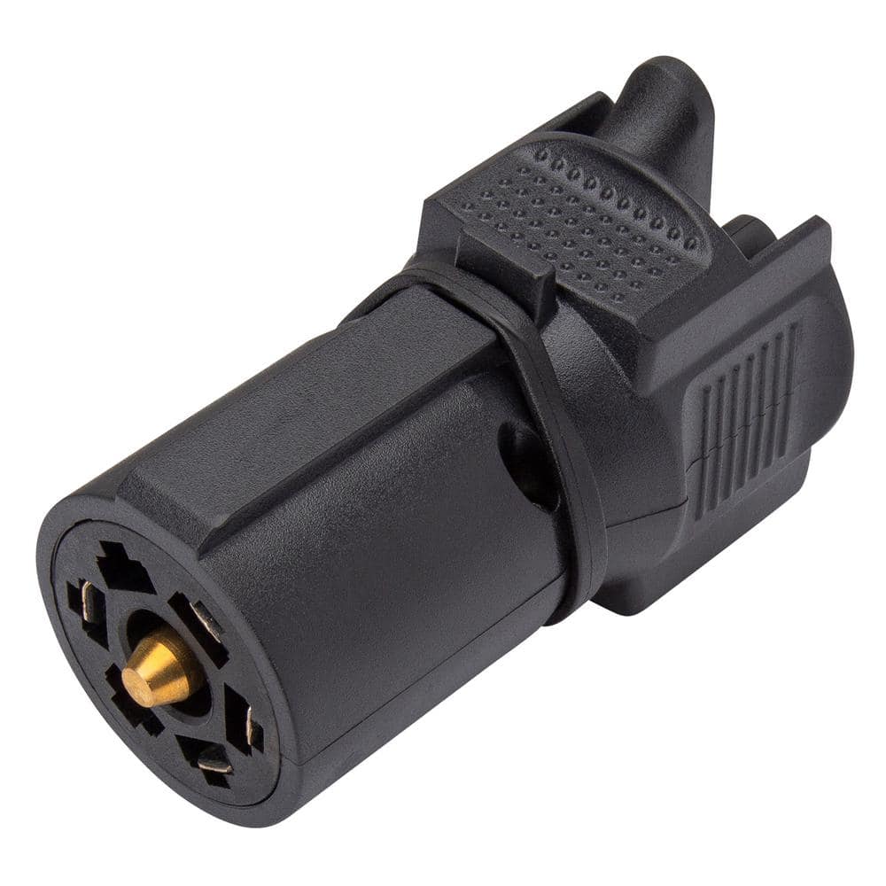 7-way blade to 4-way and 5-way flat trailer wiring adapter