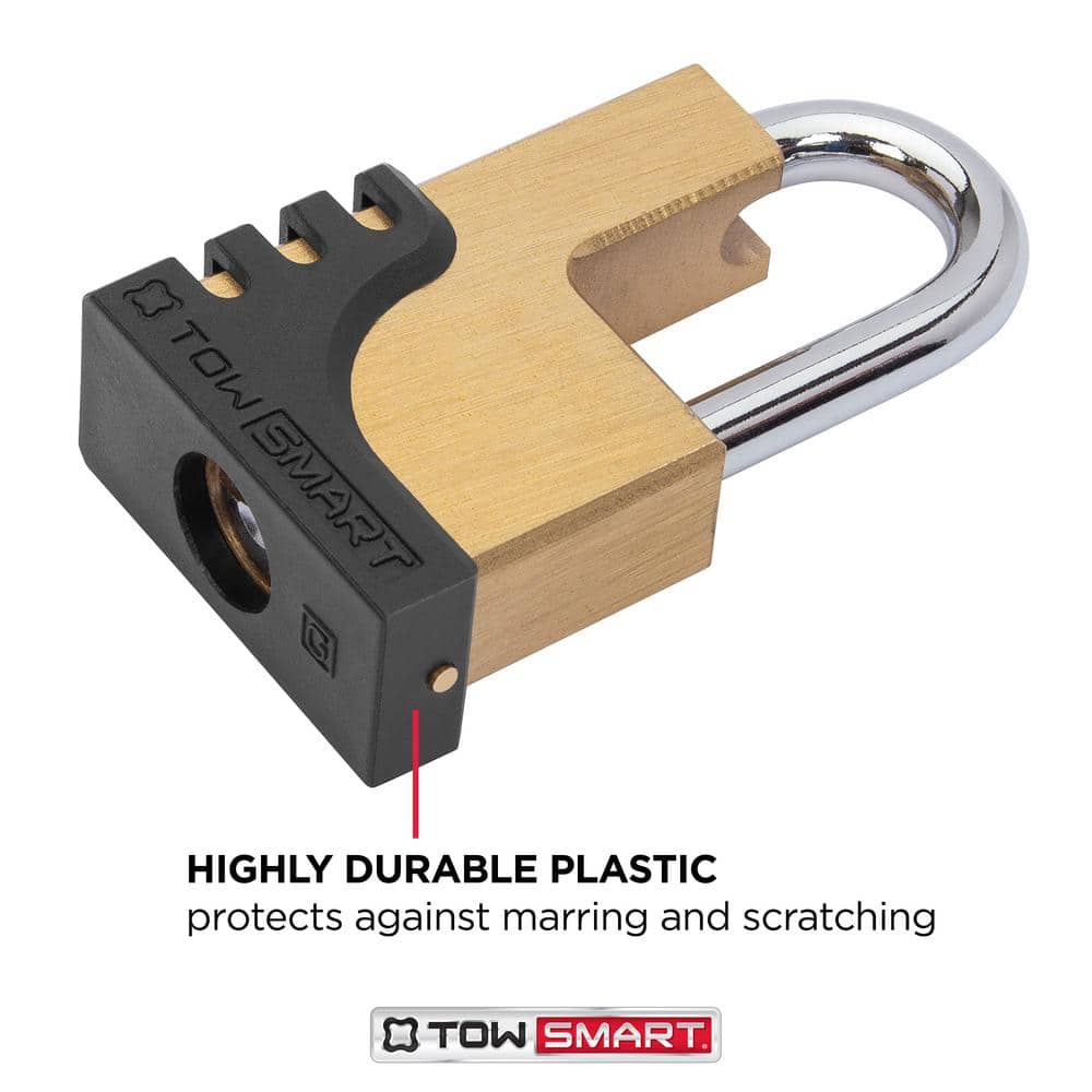 Brass trailer coupler lock
