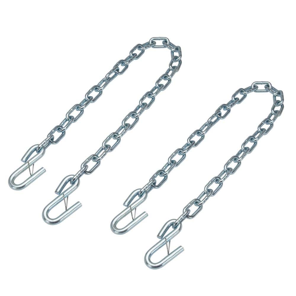 TowSmart towing safety chains with S hooks