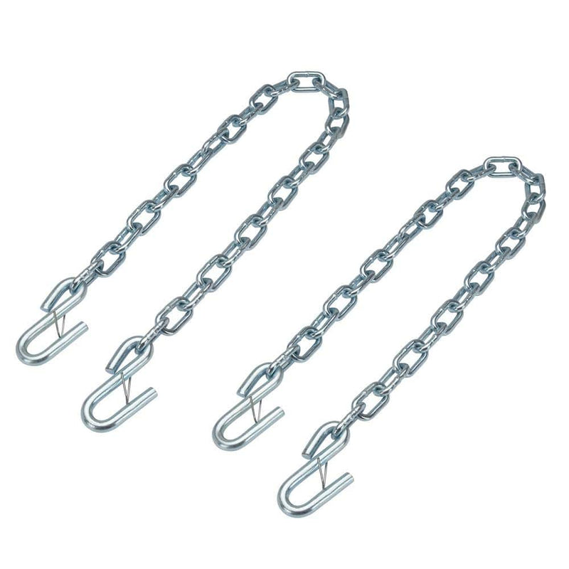 TowSmart towing safety chains with S hooks