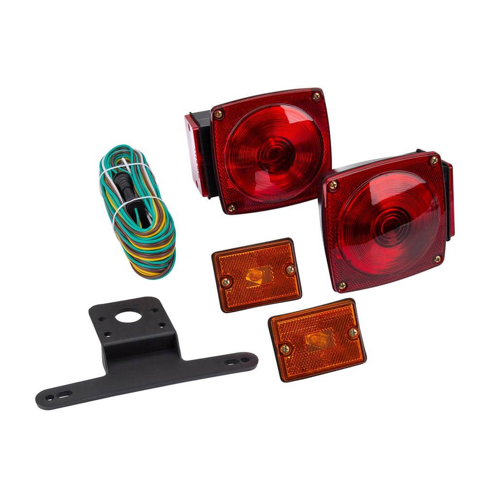 Trailer light kit for trailers under 80 in. wide