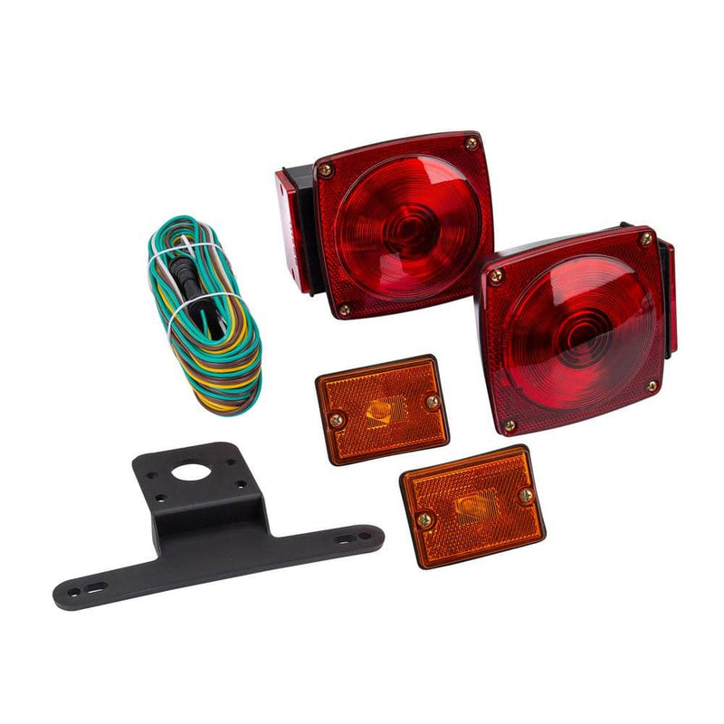 Trailer light kit for trailers under 80 in. wide