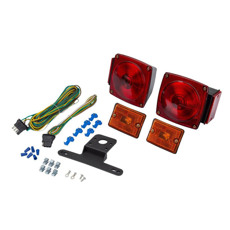 Trailer light kit for trailers under 80 in. wide