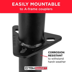 A-frame top-wind trailer jack 2,000 lb
