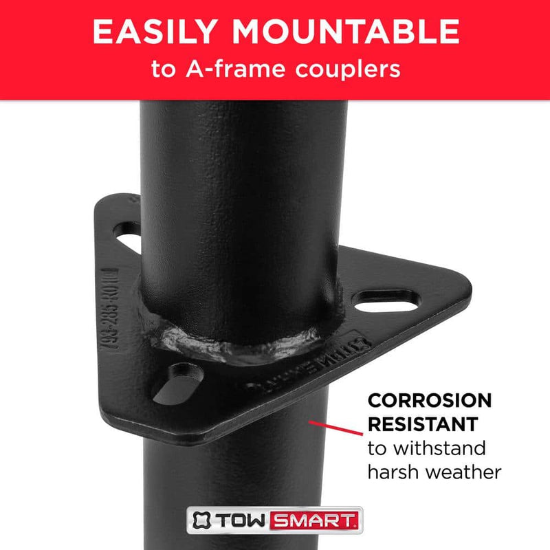 A-frame top-wind trailer jack 2,000 lb