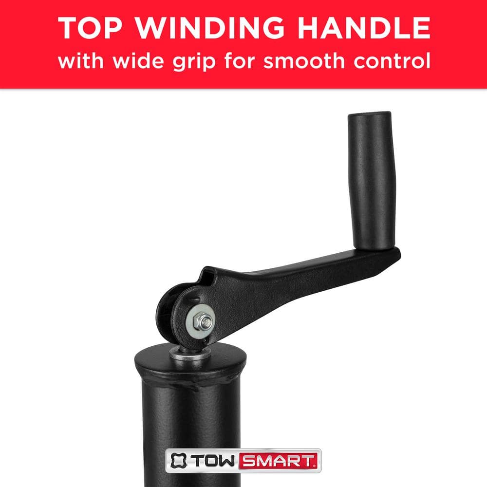 A-frame top-wind trailer jack 2,000 lb