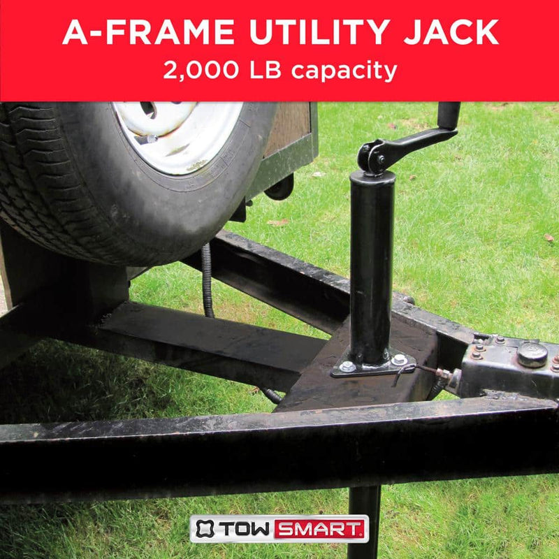 A-frame top-wind trailer jack 2,000 lb