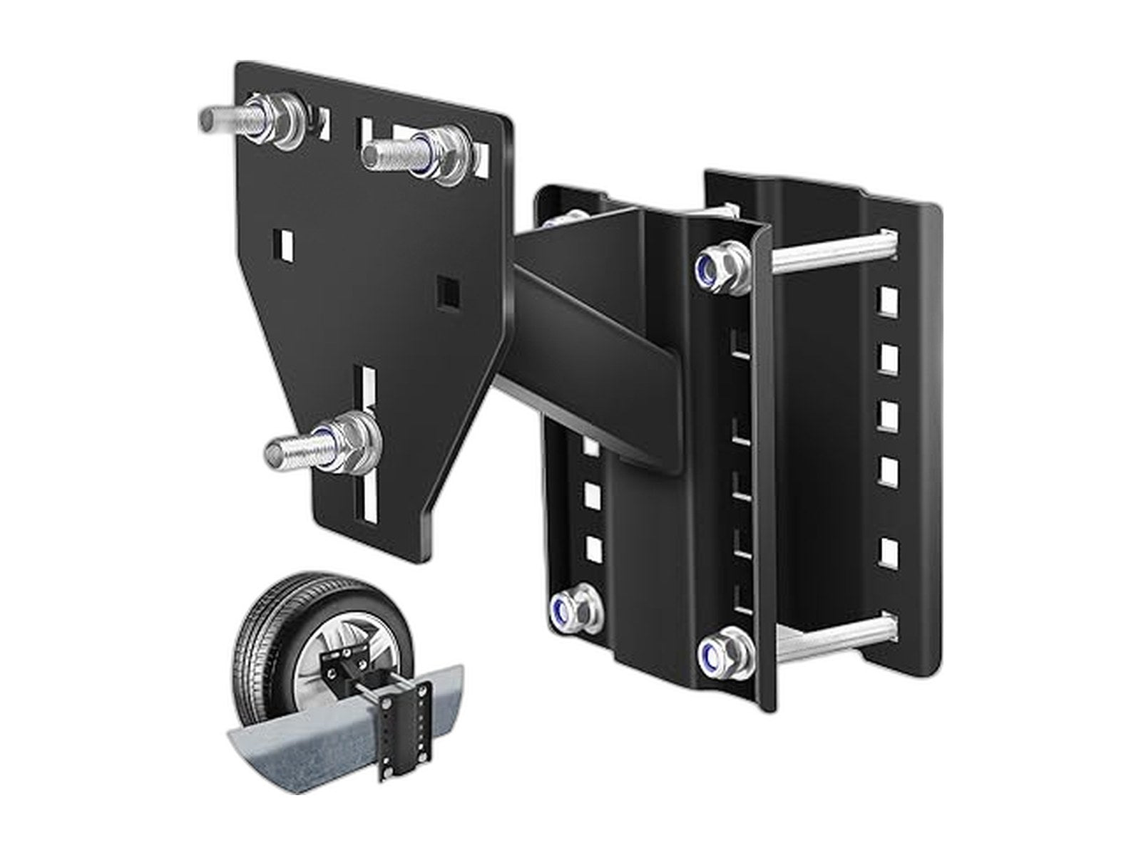 trailer spare tire mount boat spare tire mount on white background