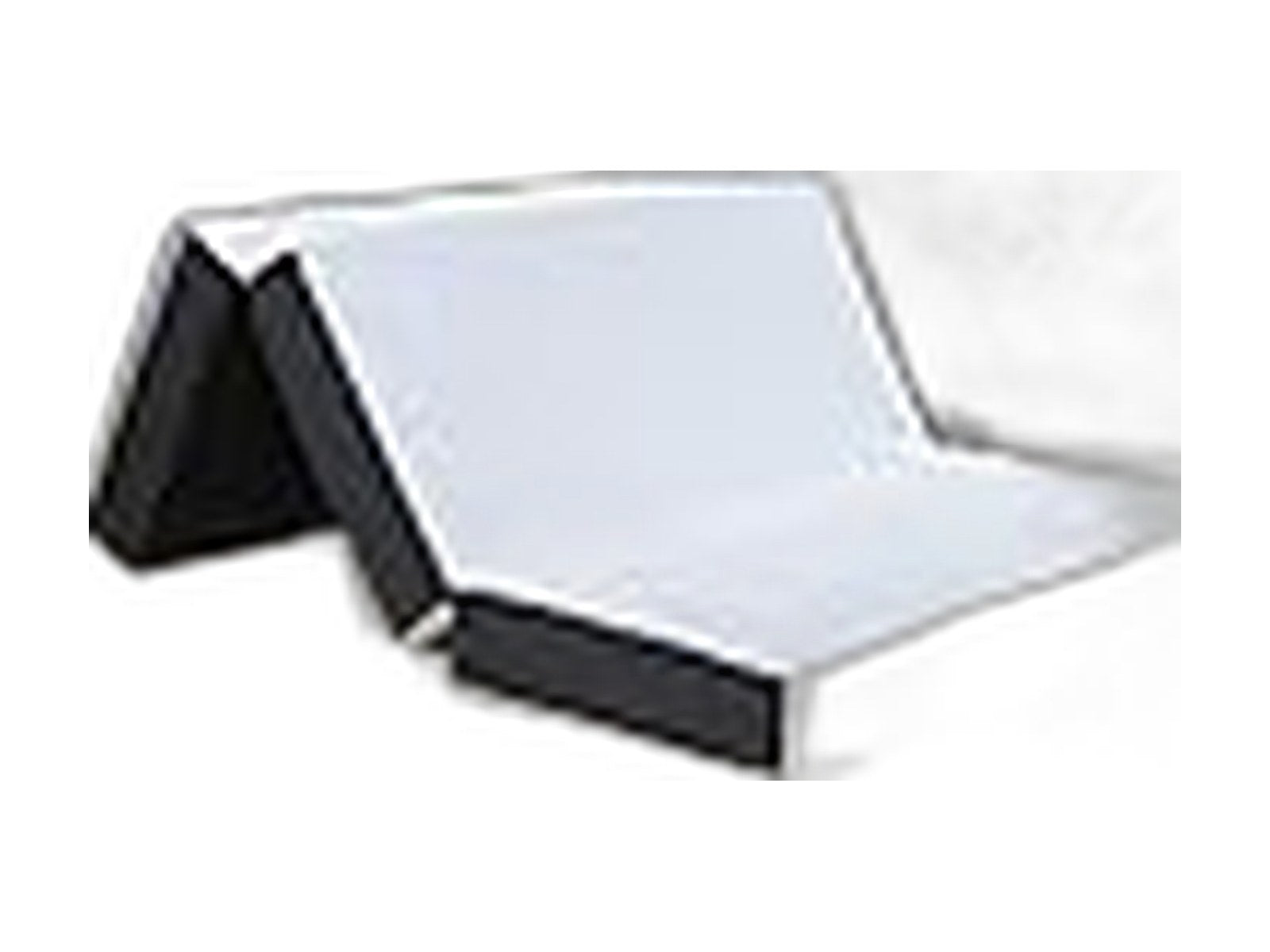 tri fold memory foam mattress 6 inch twin on white background