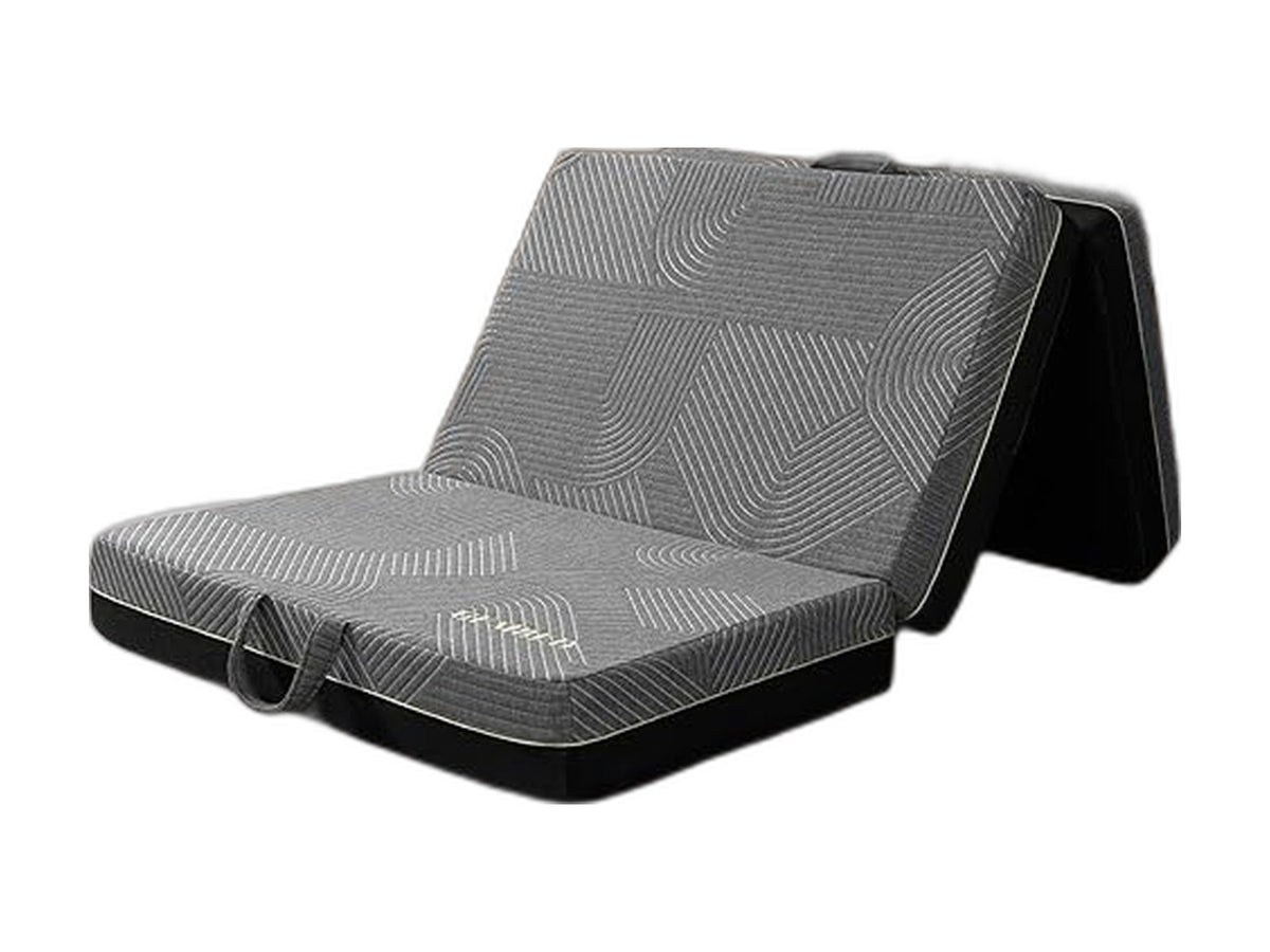 Tri fold memory foam mattress twin 75x38x6 RV