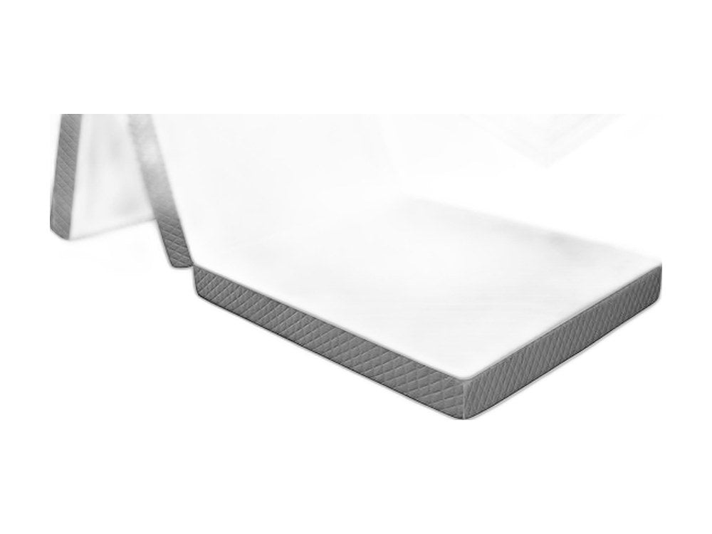 Tri-Fold Sponge Mattress 3" Portable Floor Bed on white background