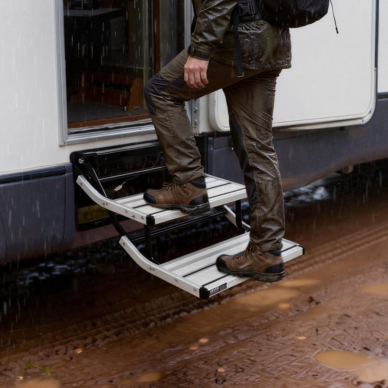 Electric RV steps overview