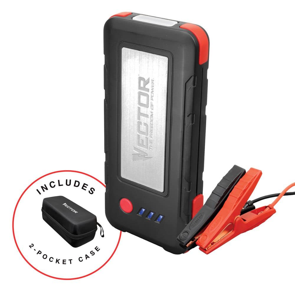 VECTOR 1600 peak amp lithium jump starter