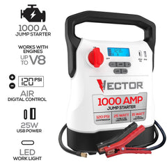 VECTOR 1000 amp jump starter detail