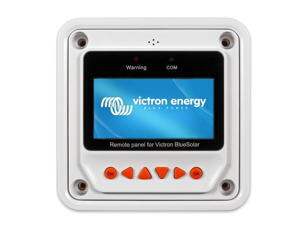 Remote panel for Victron BlueSolar PWM-Pro on white background