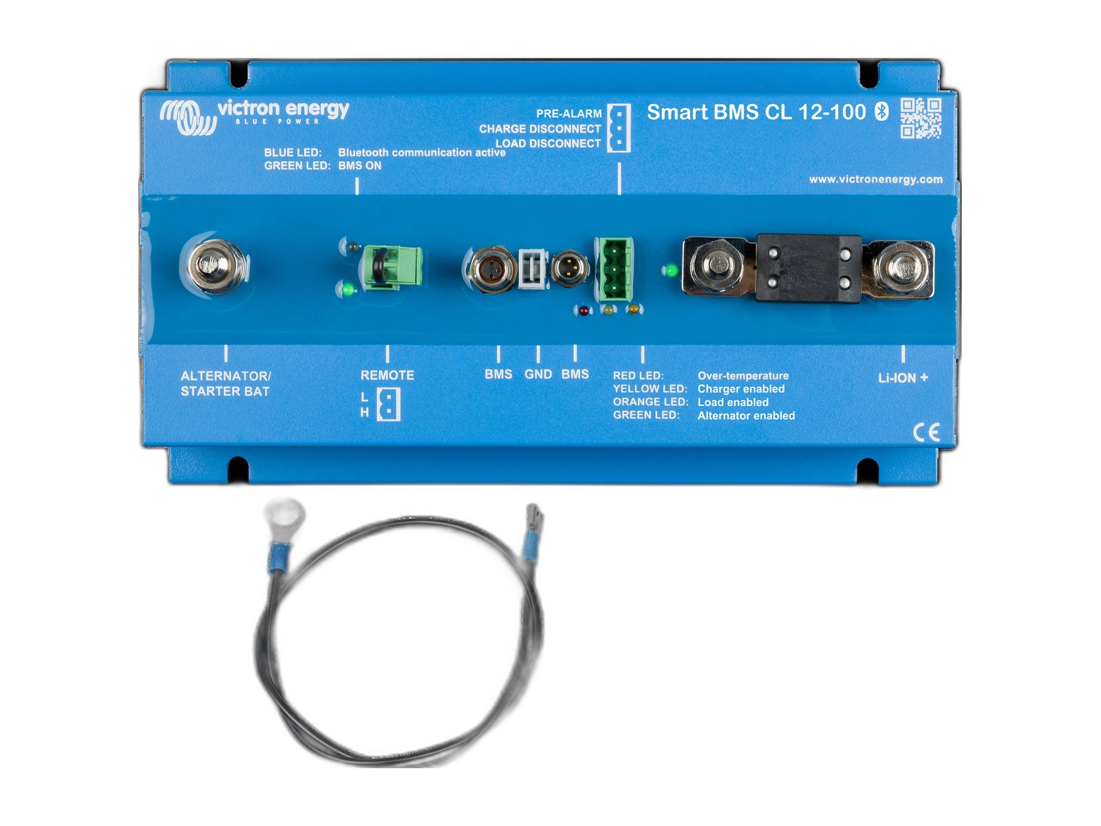 victron energy smart bms cl 12 100 on white background