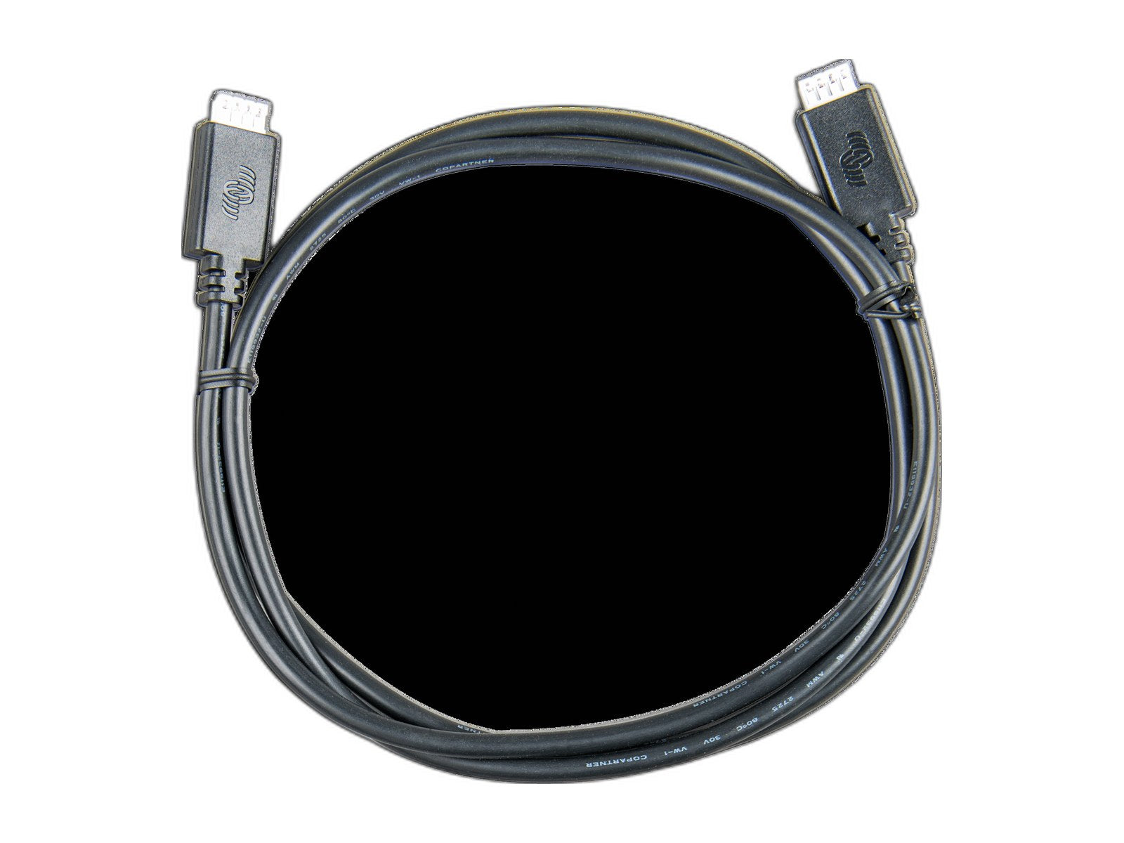 victron energy ve direct cable on white background