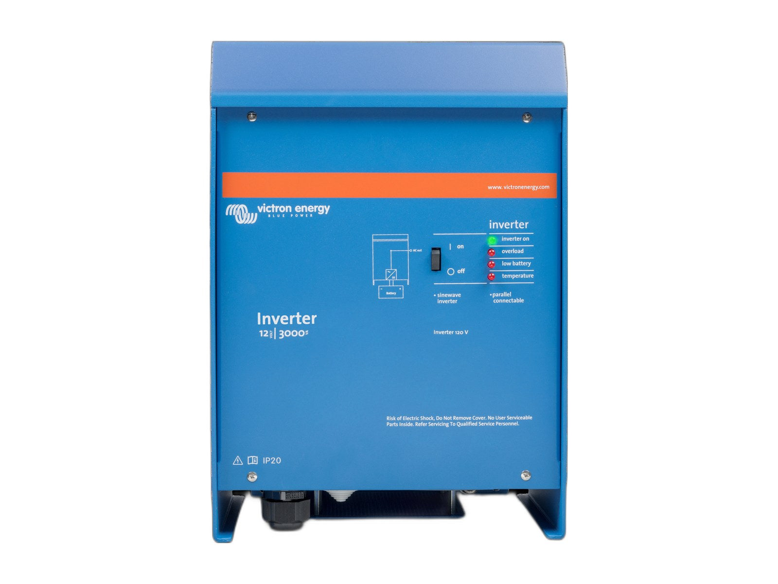 victron phoenix inverter 12 3000 24 3000 120v on white background
