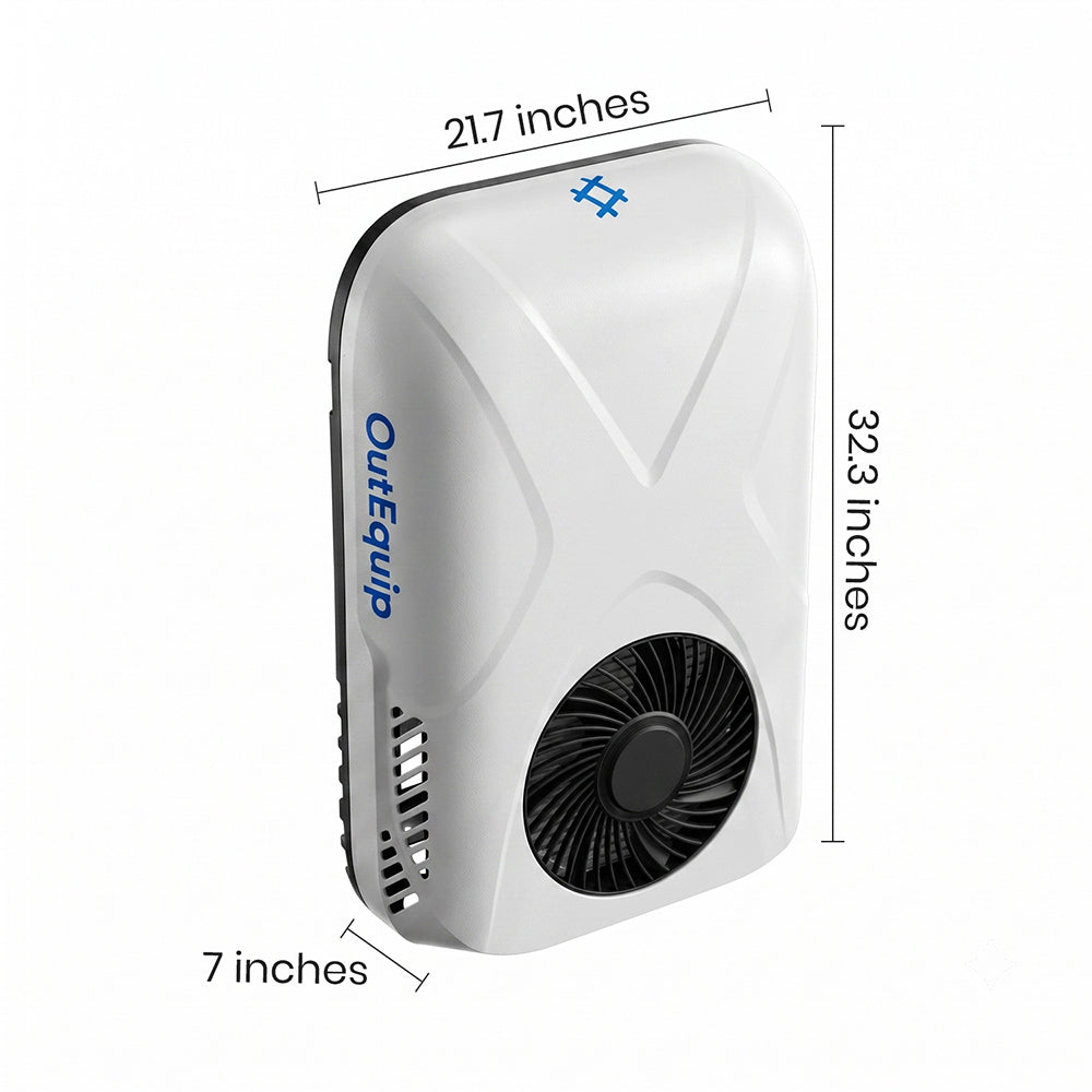 OutEquipPro Summit Flex 12V wall or roof mount air conditioner