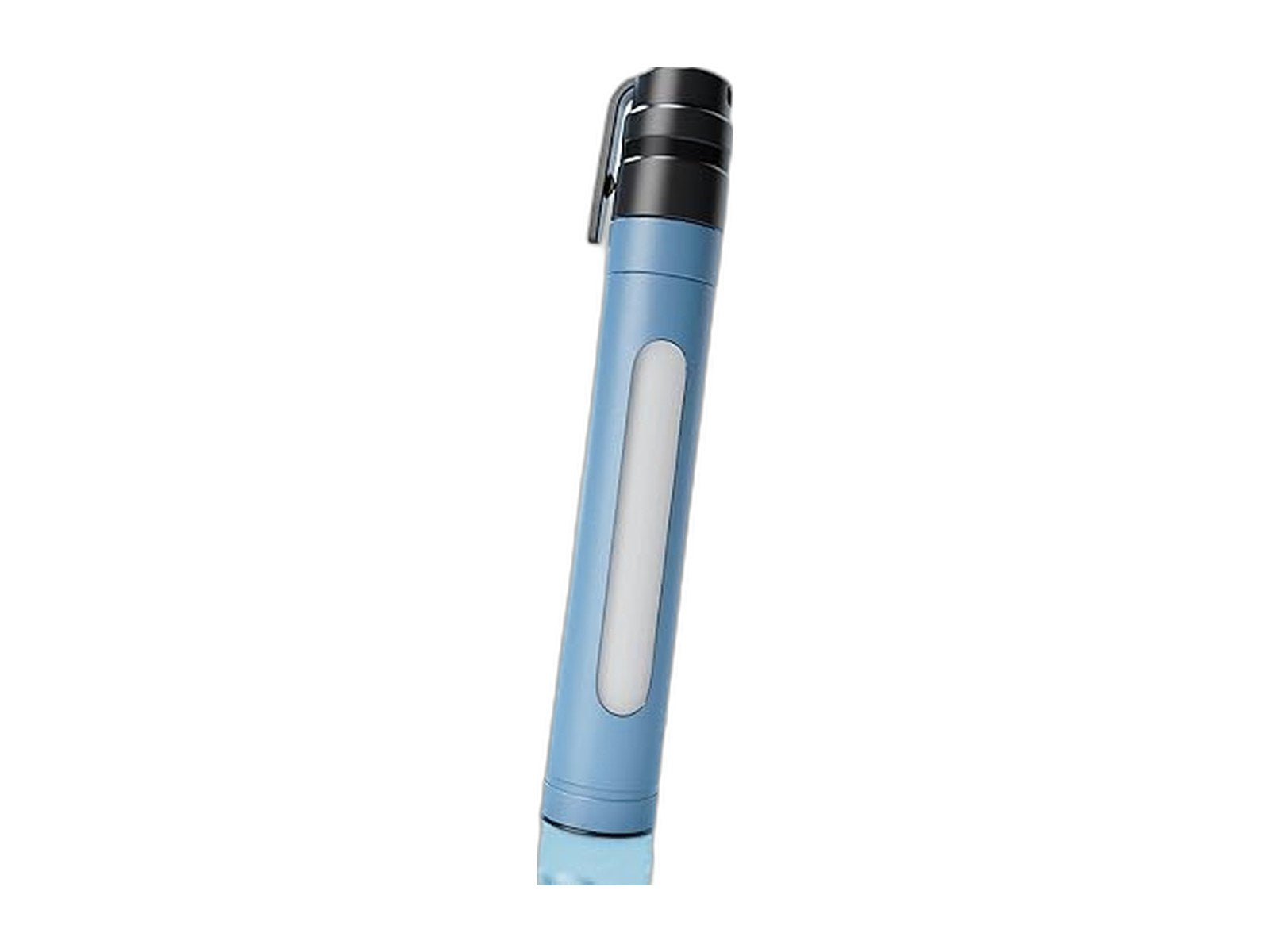 water filtration system with transparent window on white background